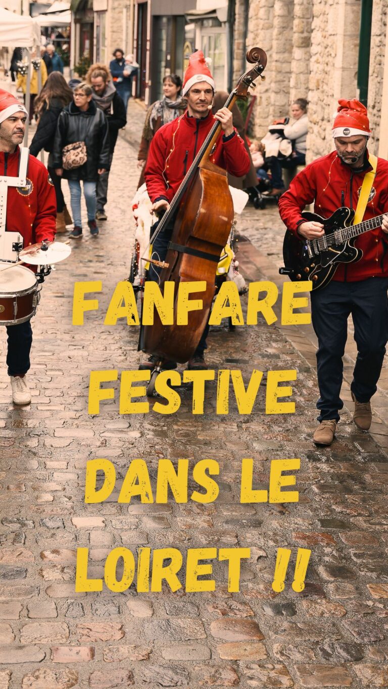 fanfare festive en déambulation loiret, pays de loire