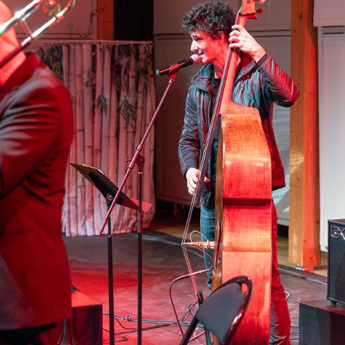 baptiste morel, contrebassiste, groupe de musique seine et marne