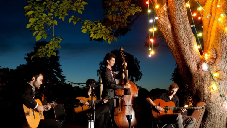 quartet jazz manouche, mariage et évènementiel