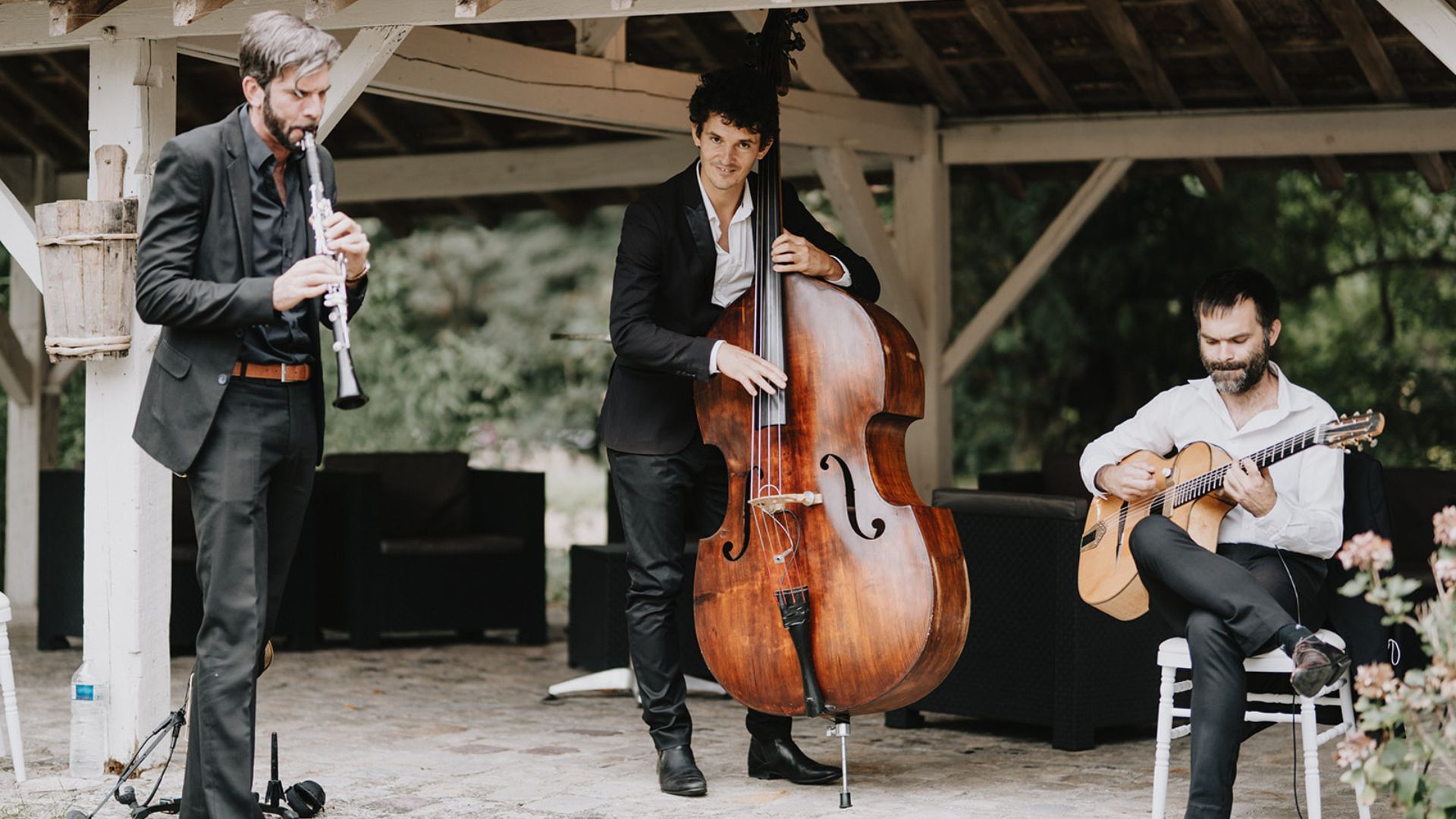 trio jazz manouche, animation mariage en seine et marne