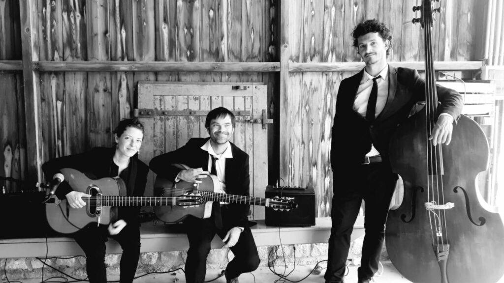 trio jazz manouche et chanson française, mariage