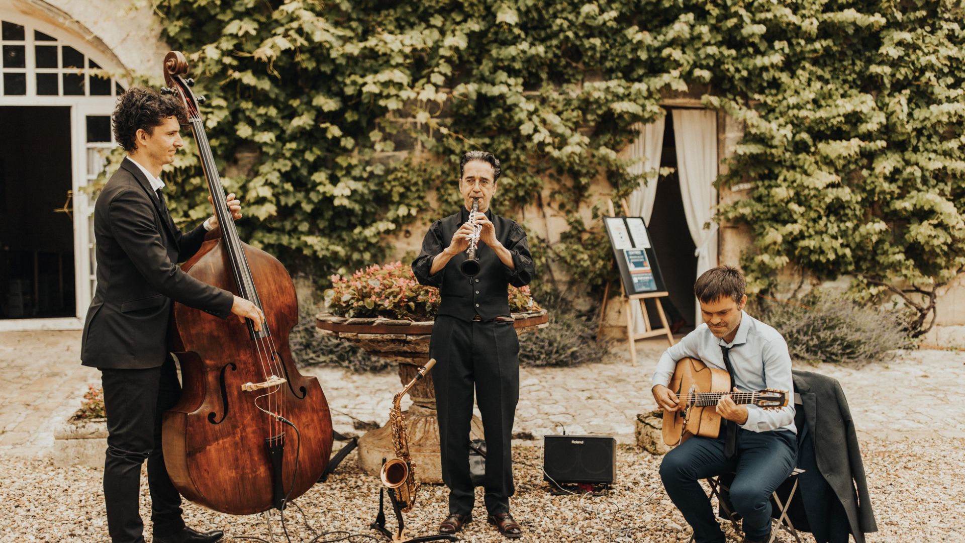 trio saxophone:clarinette jazz manouche, mariage seine et marne